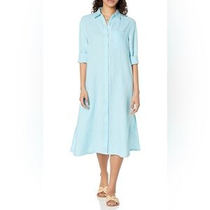 Long Sleeve Linen Dress